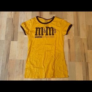 M and M’s shirt- size medium